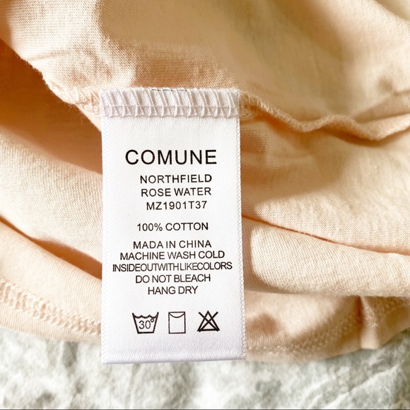 COMUNE Sunshine Tank Top Rose Water Pink NEW NWT Gold Embroidered - Picture 5 of 8